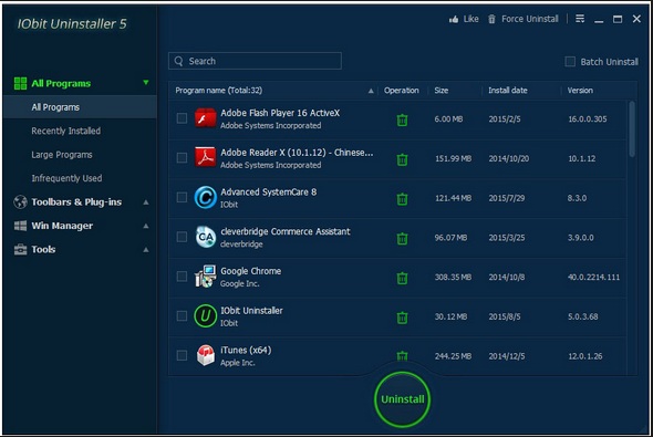 IObit Uninstaller 